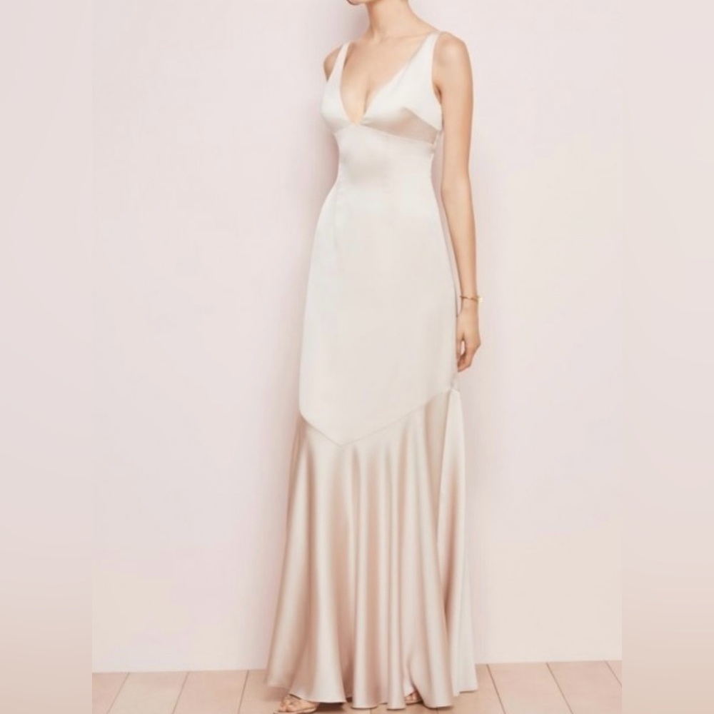 Watters Mason Dress in pale pink
